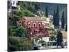 Villa in Positano-Marilyn Dunlap-Stretched Canvas