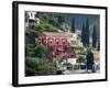 Villa in Positano-Marilyn Dunlap-Framed Art Print