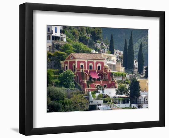 Villa in Positano-Marilyn Dunlap-Framed Art Print