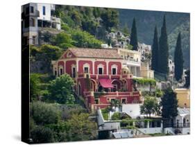Villa in Positano-Marilyn Dunlap-Stretched Canvas