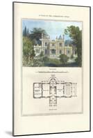 Villa in the Florentine Style-Richard Brown-Mounted Art Print