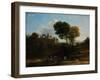 Villa in the Roman Campagna, 1646-1647-Claude Lorraine-Framed Giclee Print