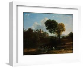 Villa in the Roman Campagna, 1646-1647-Claude Lorraine-Framed Giclee Print