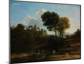 Villa in the Roman Campagna, 1646-1647-Claude Lorraine-Mounted Giclee Print