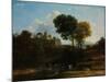 Villa in the Roman Campagna, 1646-1647-Claude Lorraine-Mounted Giclee Print