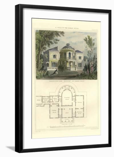 Villa in the Roman Style-Richard Brown-Framed Art Print