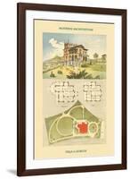 Villa in Zurich, Switzerland-null-Framed Art Print