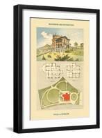 Villa in Zurich, Switzerland-null-Framed Art Print