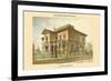 Villa in Zurich, Switzerland-null-Framed Art Print