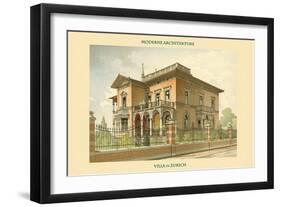 Villa in Zurich, Switzerland-null-Framed Art Print