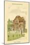 Villa in Zurich, Switzerland-null-Mounted Art Print