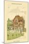 Villa in Zurich, Switzerland-null-Mounted Art Print