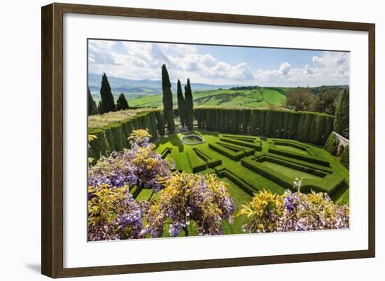 Villa La Foce Garden-Guido Cozzi-Framed Photographic Print
