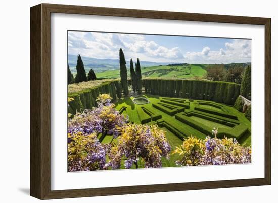 Villa La Foce Garden-Guido Cozzi-Framed Photographic Print