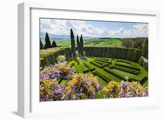 Villa La Foce Garden-Guido Cozzi-Framed Photographic Print