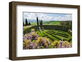 Villa La Foce Garden-Guido Cozzi-Framed Photographic Print