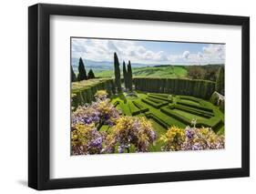 Villa La Foce Garden-Guido Cozzi-Framed Photographic Print