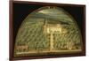 Villa La Magia, Tuscany, Italy, from Series of Lunettes of Tuscan Villas, 1599-1602-Giusto Utens-Framed Giclee Print