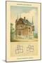 Villa - Leutzsch Near Leipzig-Franz Roch-Mounted Art Print