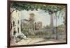 Villa Malta, Rome, about 1840-Franz Ludwig Catel-Framed Giclee Print