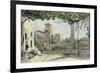 Villa Malta, Rome, about 1840-Franz Ludwig Catel-Framed Premium Giclee Print