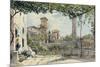 Villa Malta, Rome, about 1840-Franz Ludwig Catel-Mounted Premium Giclee Print