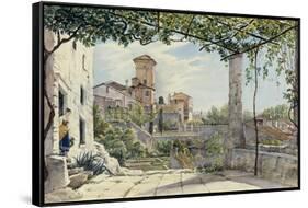 Villa Malta, Rome, about 1840-Franz Ludwig Catel-Framed Stretched Canvas