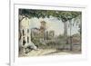 Villa Malta, Rome, about 1840-Franz Ludwig Catel-Framed Giclee Print