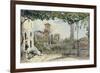 Villa Malta, Rome, about 1840-Franz Ludwig Catel-Framed Giclee Print