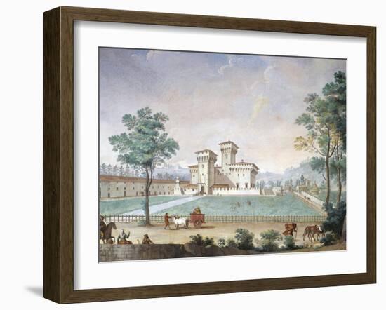 Villa Medici Cafaggiolo, 1753-1754-null-Framed Giclee Print