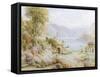 Villa Melzie, Como, Italy-Ebenezer Wake Cook-Framed Stretched Canvas