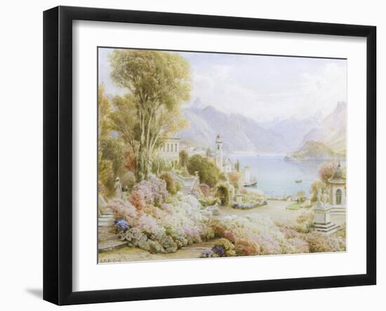 Villa Melzie, Como, Italy-Ebenezer Wake Cook-Framed Giclee Print