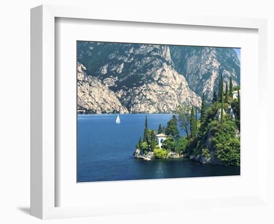 Villa Near Malcesine, Lake Garda, Italy-Katja Kreder-Framed Photographic Print