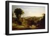 Villa of Lucullus at Misenum in the Bay of Naples-William Leighton Leitch-Framed Giclee Print