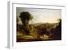 Villa of Lucullus at Misenum in the Bay of Naples-William Leighton Leitch-Framed Giclee Print