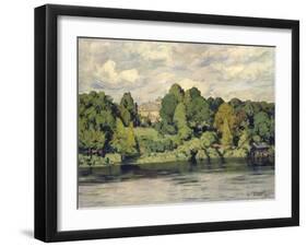 Villa on a Markish Lake, C. 1906-Walter Leistikow-Framed Giclee Print