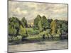 Villa on a Markish Lake, C. 1906-Walter Leistikow-Mounted Giclee Print