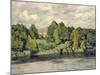 Villa on a Markish Lake, C. 1906-Walter Leistikow-Mounted Giclee Print