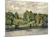 Villa on a Markish Lake, C. 1906-Walter Leistikow-Mounted Giclee Print