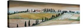 Villa on Hill, Tuscany, 2001-Trevor Neal-Stretched Canvas