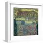 Villa on the Attersee-Gustav Klimt-Framed Giclee Print