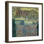 Villa on the Attersee-Gustav Klimt-Framed Giclee Print