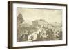 Villa Palmieri, Fiesole, from 'Vedute Delle Ville Et D'Altri Luoghi Della Toscana', Engraved by…-Giuseppe Zocchi-Framed Giclee Print