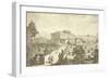 Villa Palmieri, Fiesole, from 'Vedute Delle Ville Et D'Altri Luoghi Della Toscana', Engraved by…-Giuseppe Zocchi-Framed Giclee Print