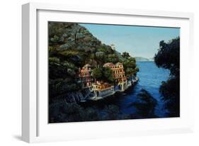 Villa, Portofino, from Hotel Picolo, Liguria, 1998-Trevor Neal-Framed Giclee Print