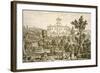 Villa Ricci at Pozzolatico-Giuseppe Zocchi-Framed Giclee Print