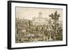 Villa Ricci at Pozzolatico-Giuseppe Zocchi-Framed Giclee Print