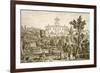 Villa Ricci at Pozzolatico-Giuseppe Zocchi-Framed Giclee Print