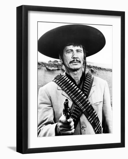 Villa Rides, Charles Bronson, 1968-null-Framed Photo