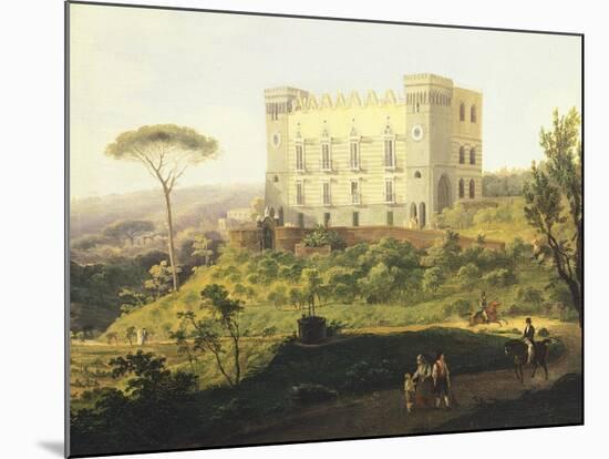 Villa Ruffo in Capodimonte-Salvatore Fergola-Mounted Giclee Print